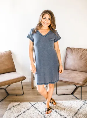 Erin Dress- Navy