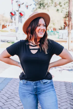 Finer Things Top - Black
