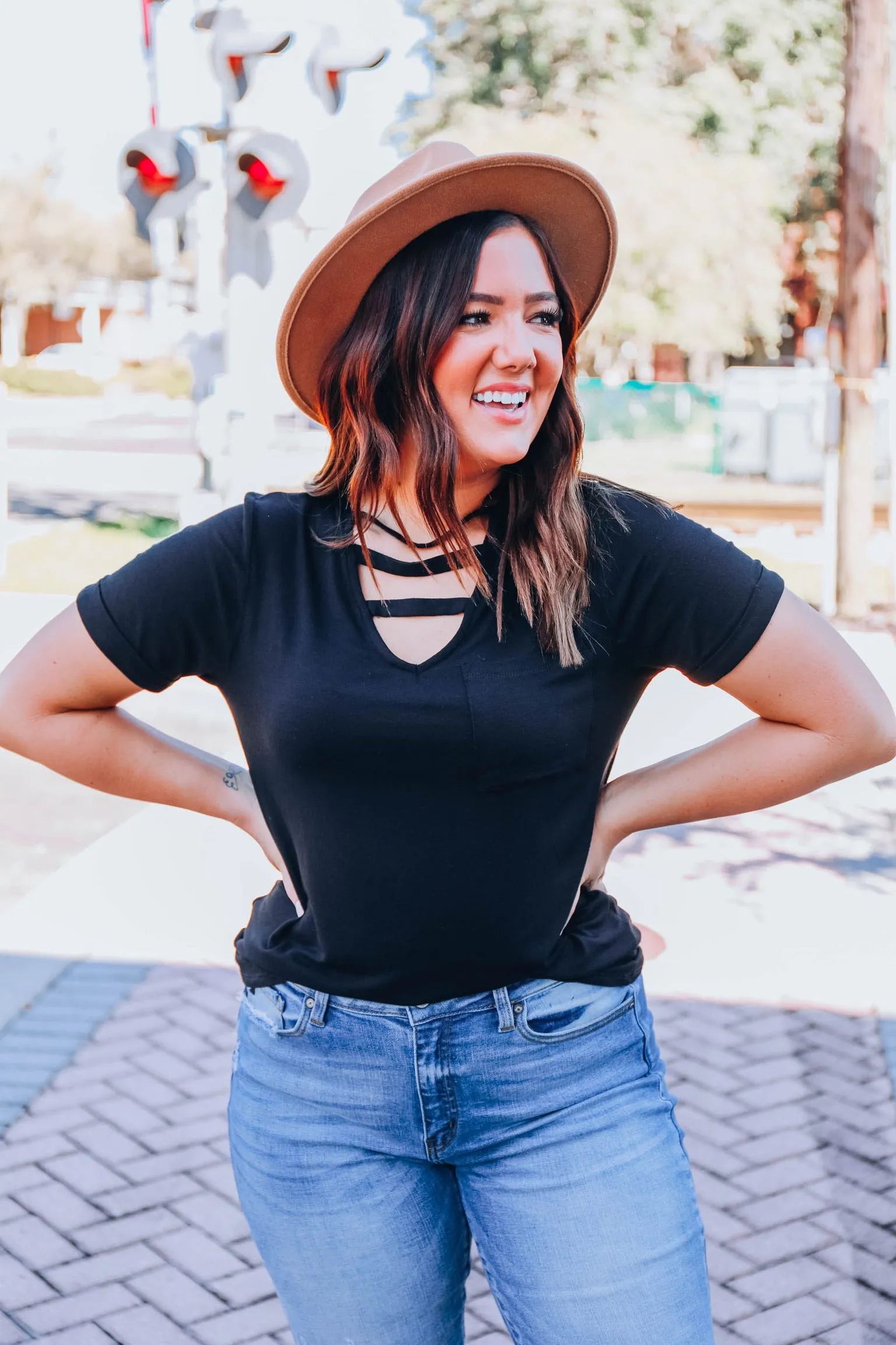 Finer Things Top - Black