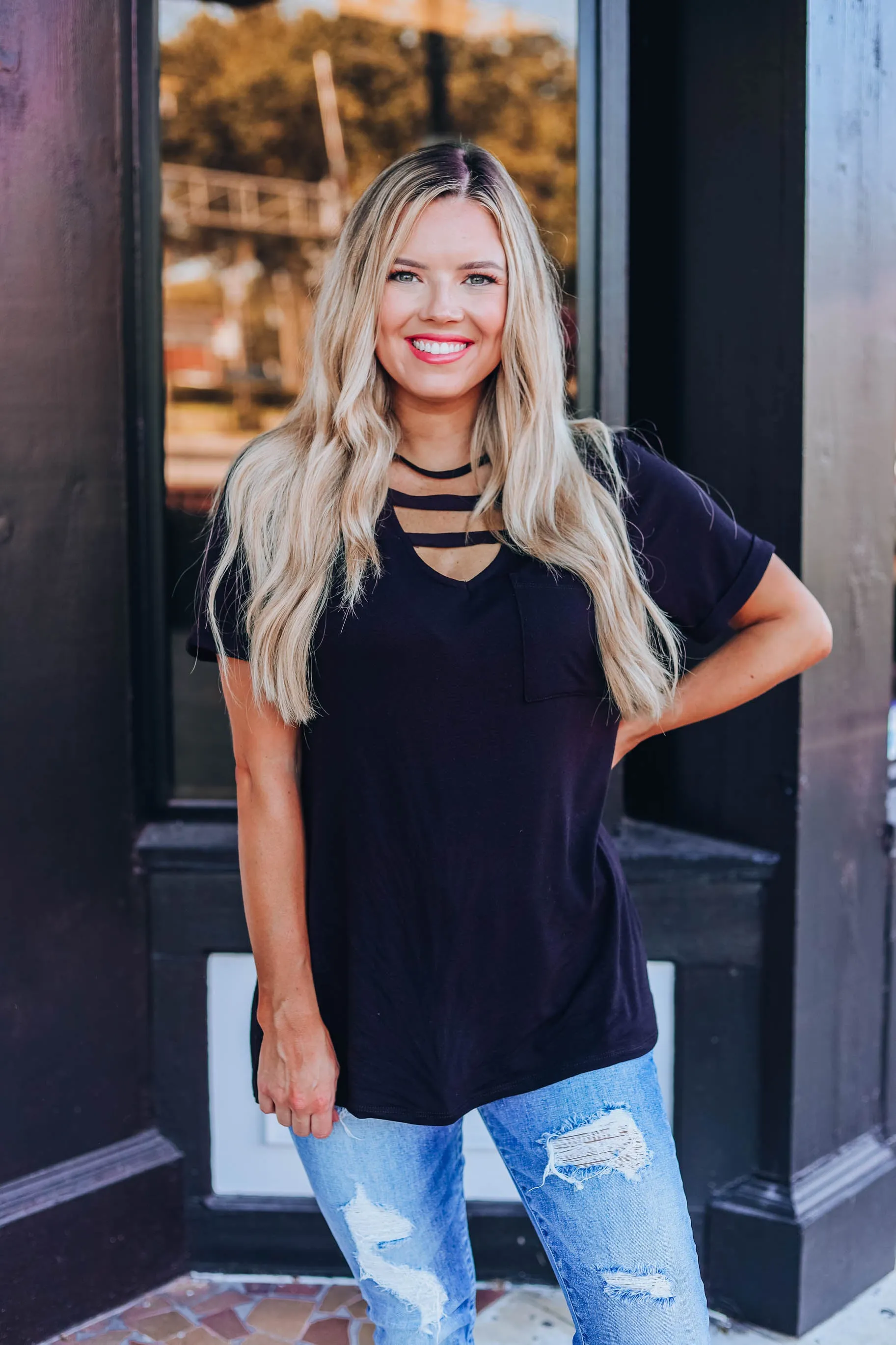 Finer Things Top - Black