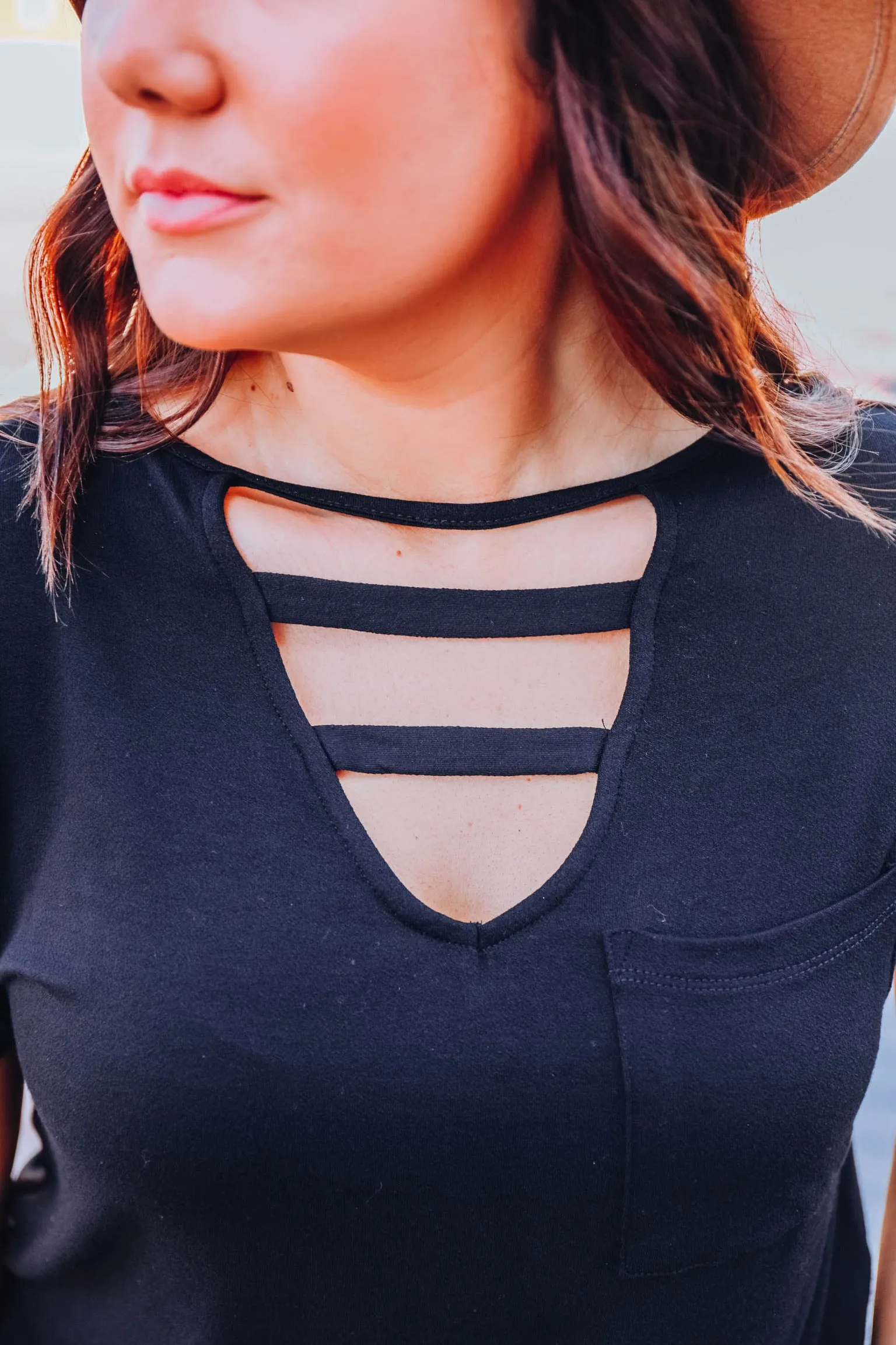 Finer Things Top - Black