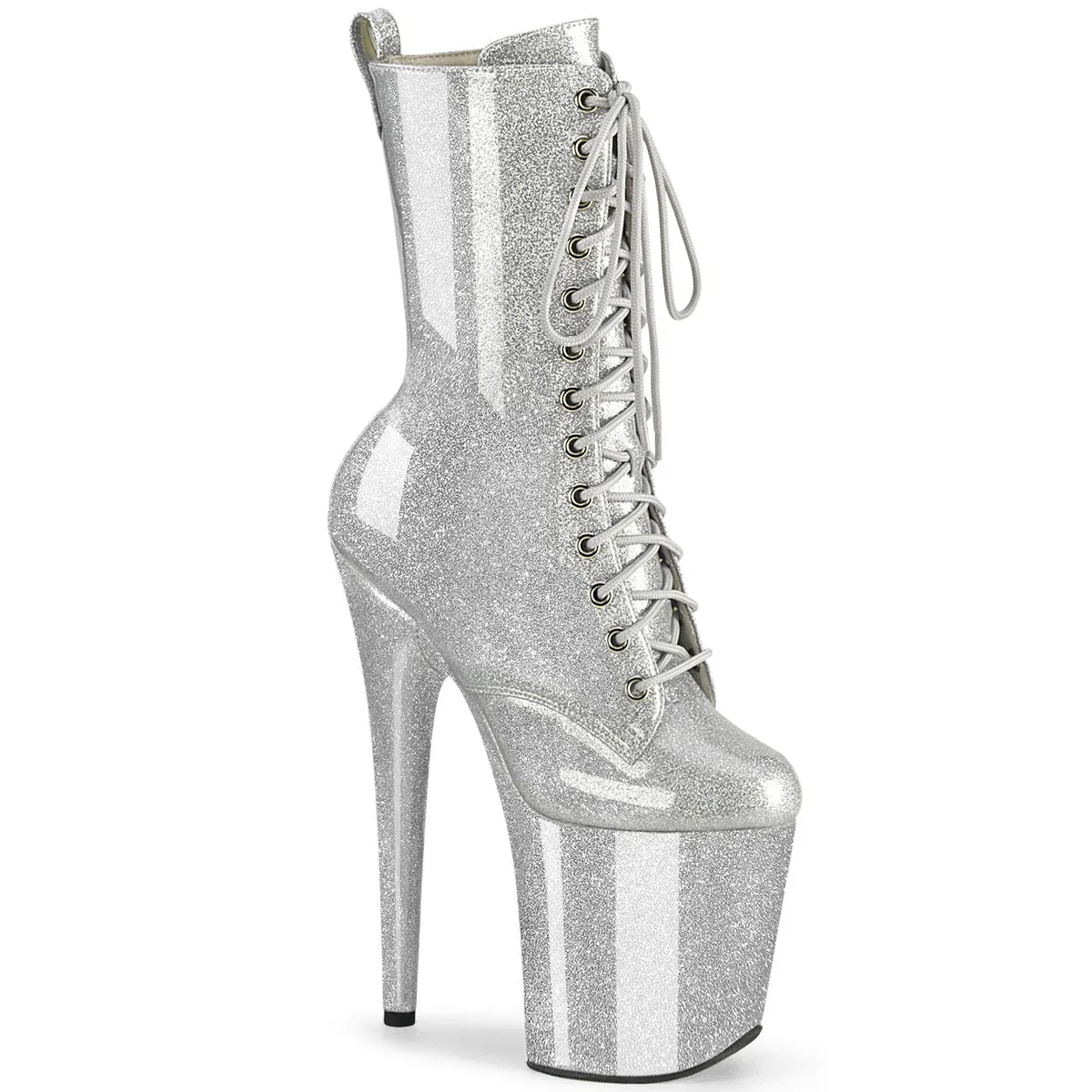 FLAMINGO-1040GP  Silver Glitter Patent/M