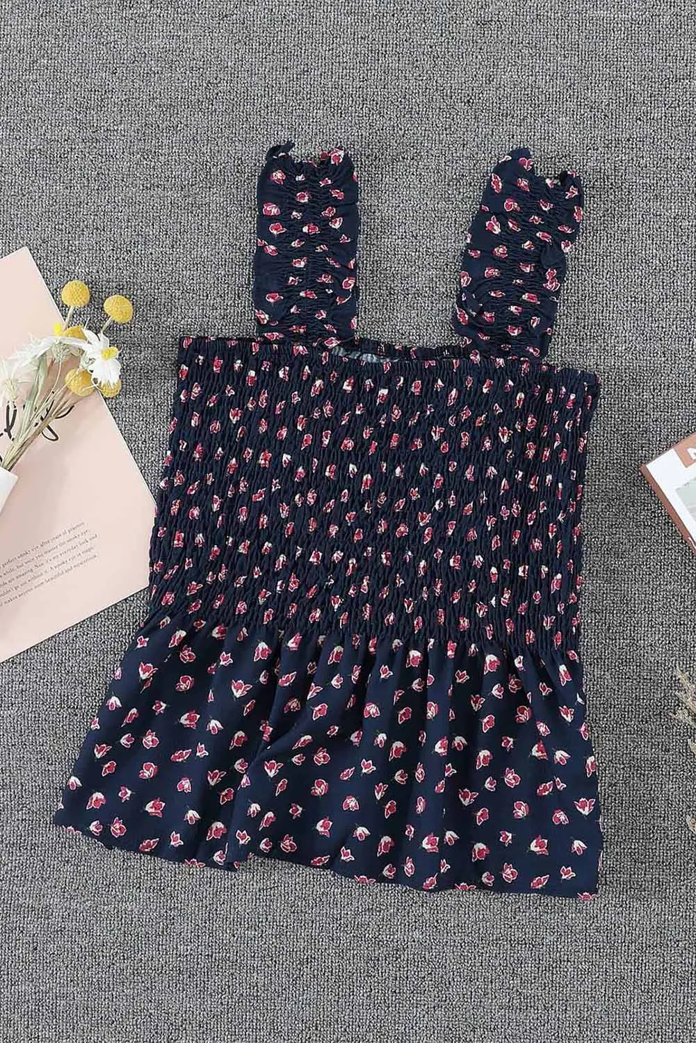 Floral Smock Tank