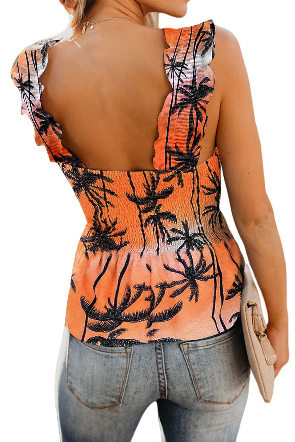 Floral Smock Tank