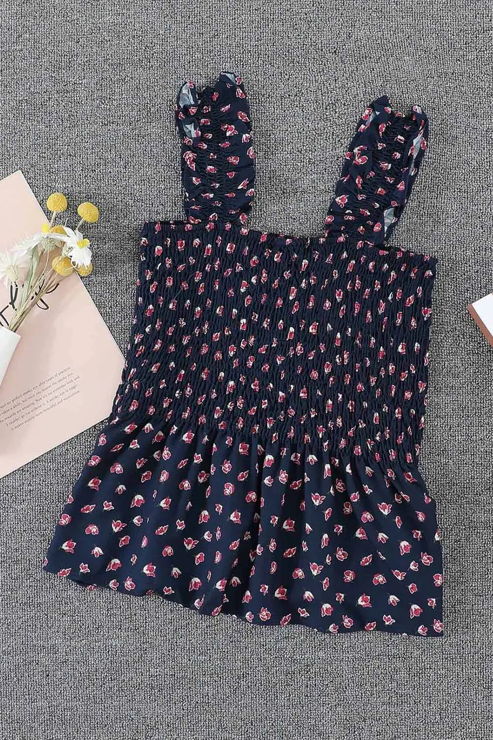 Floral Smock Tank