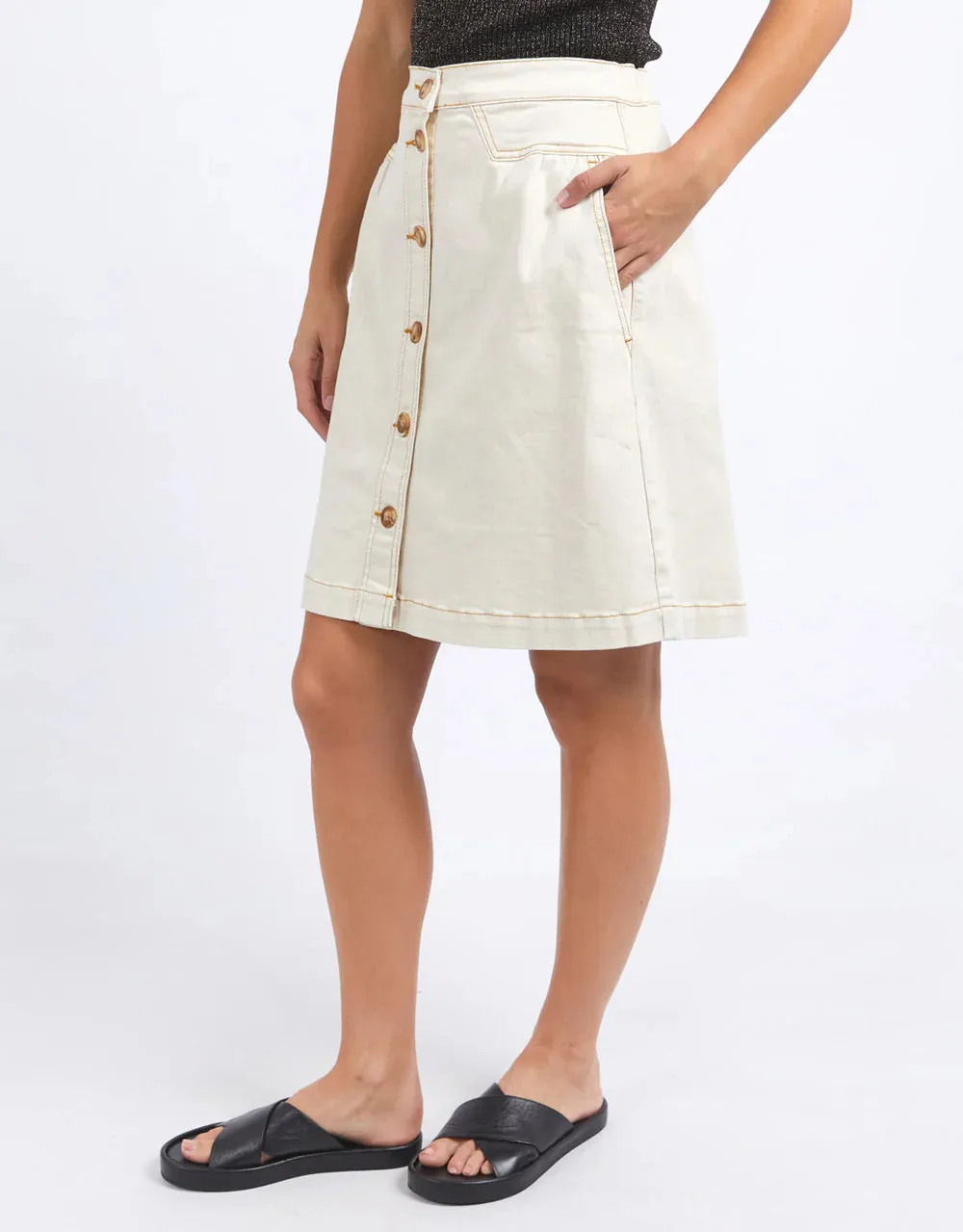 FOXWOOD AMANDA SKIRT ECRU