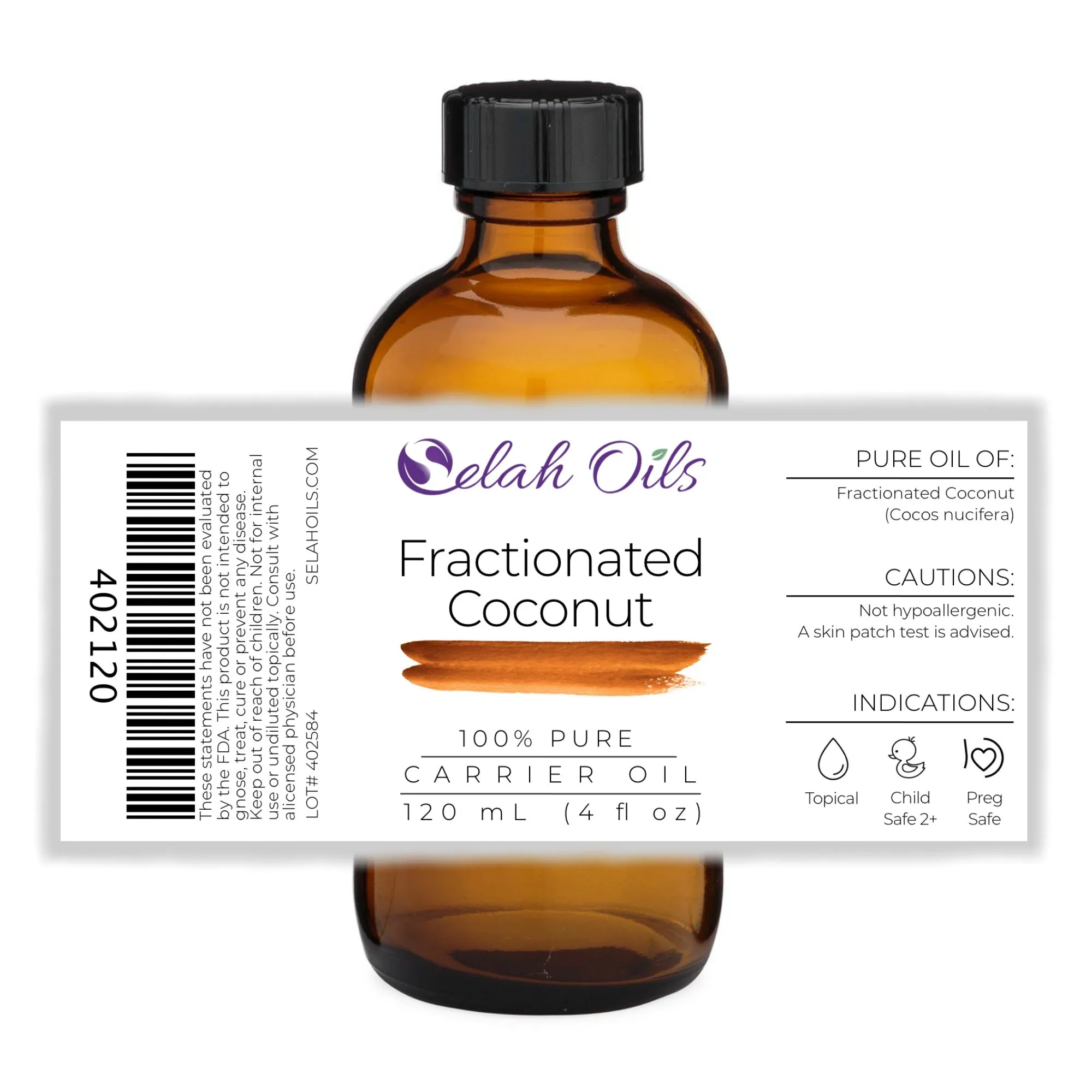 Fractionated Coconut Oil