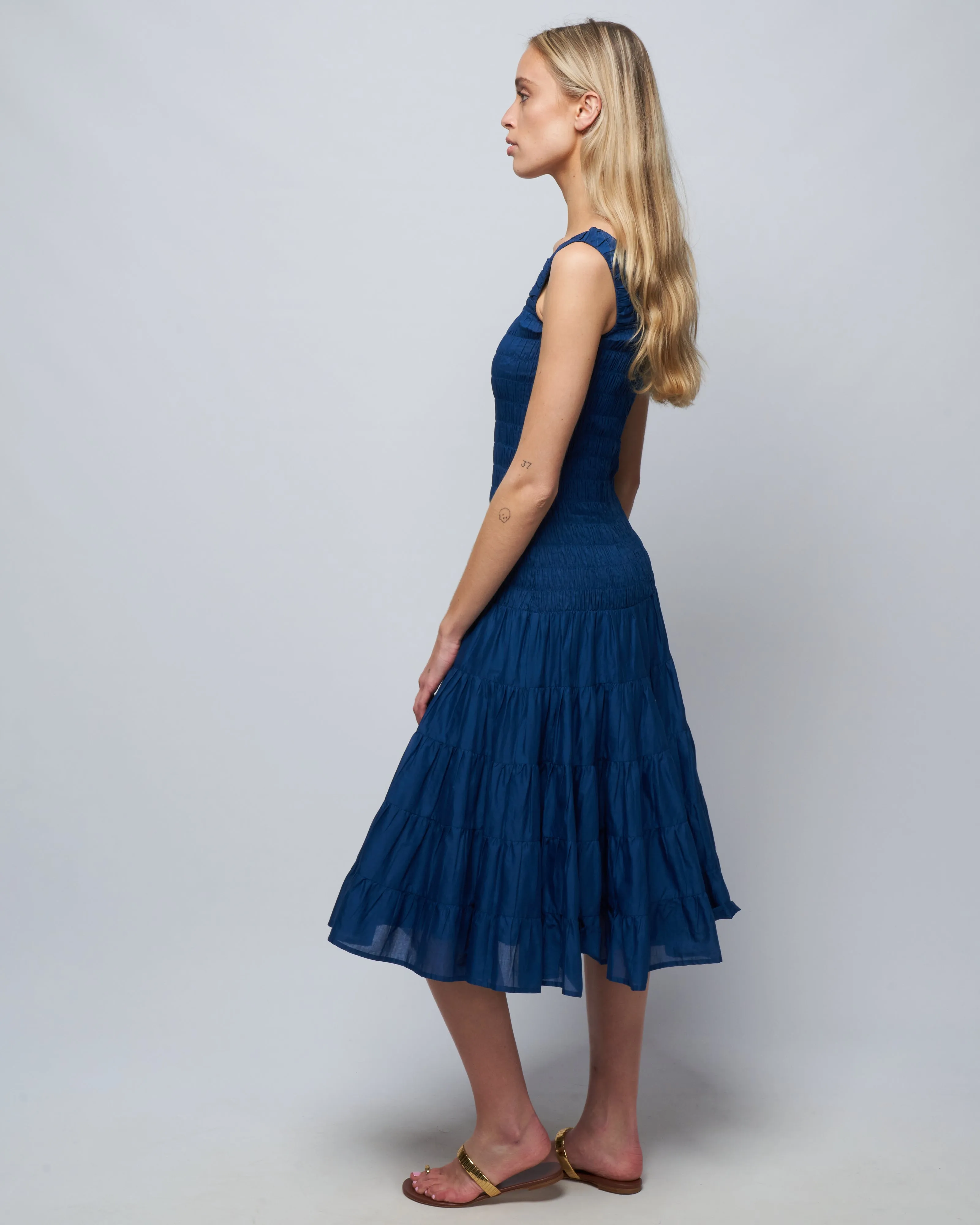 freja dress - sapphire