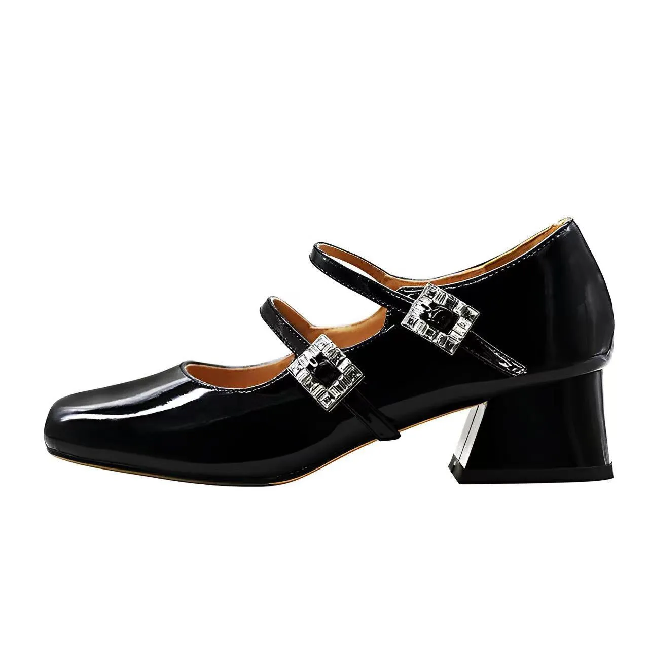 French Mary Jane Shoes, Versatile Slimming Thick Heel Women's Shoes
