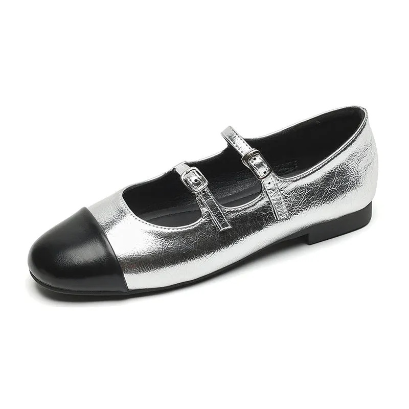 French Style Mary Jane Shoes for Women Flat Shoes