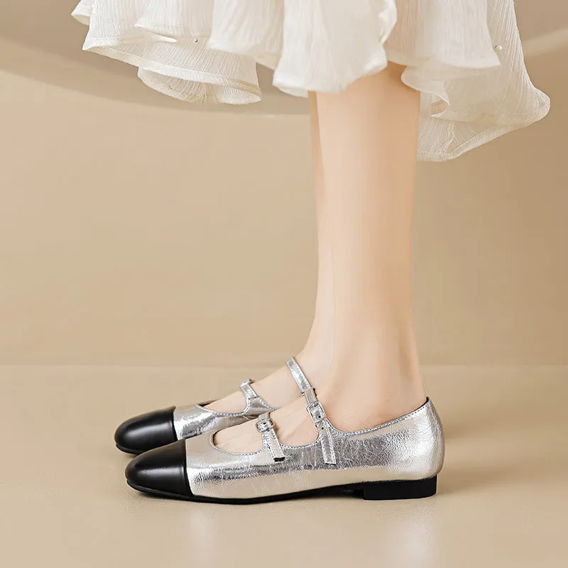 French Style Mary Jane Shoes for Women Flat Shoes