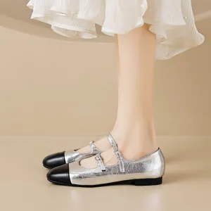 French Style Mary Jane Shoes for Women Flat Shoes