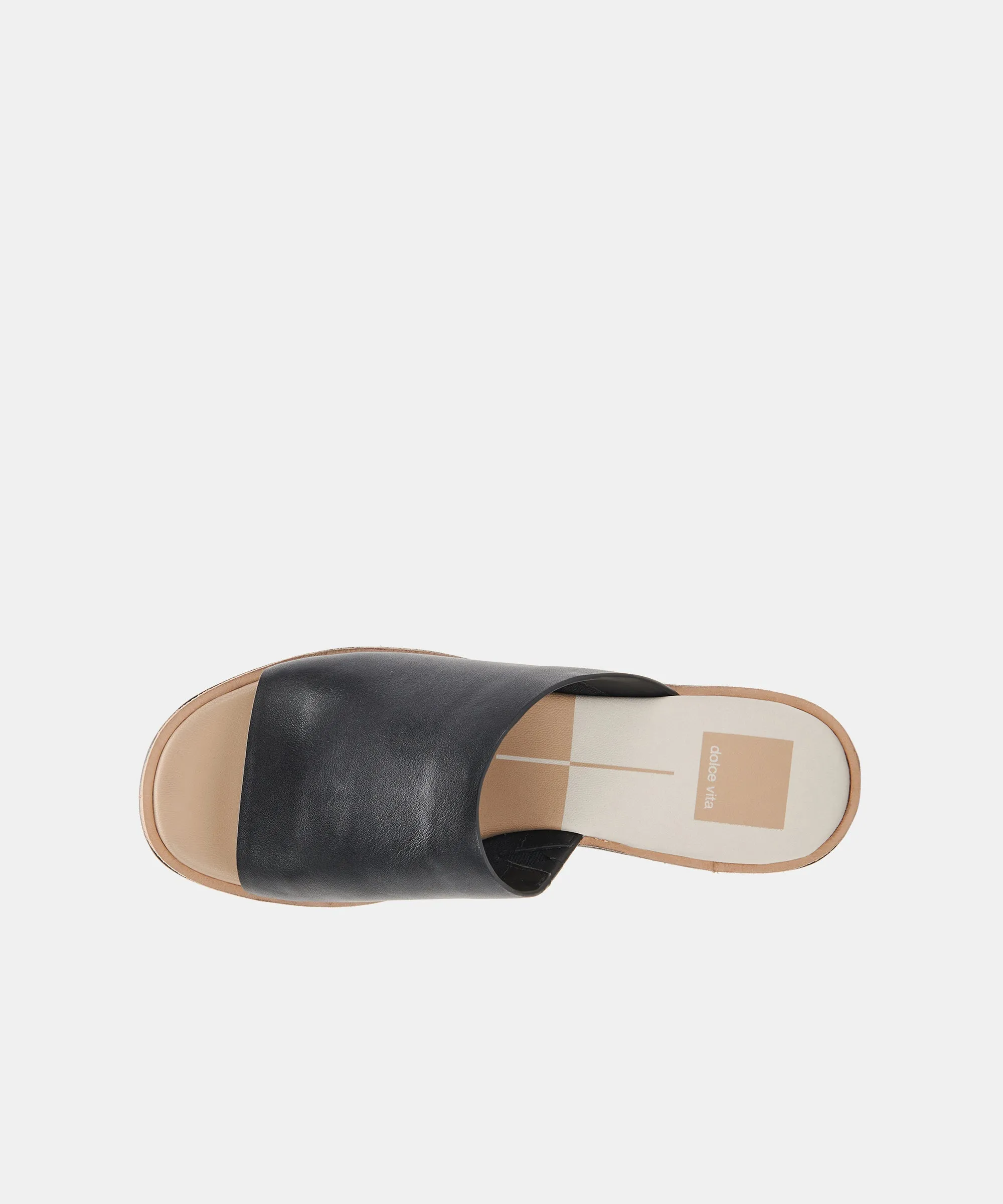 FRETA WEDGES ONYX LEATHER