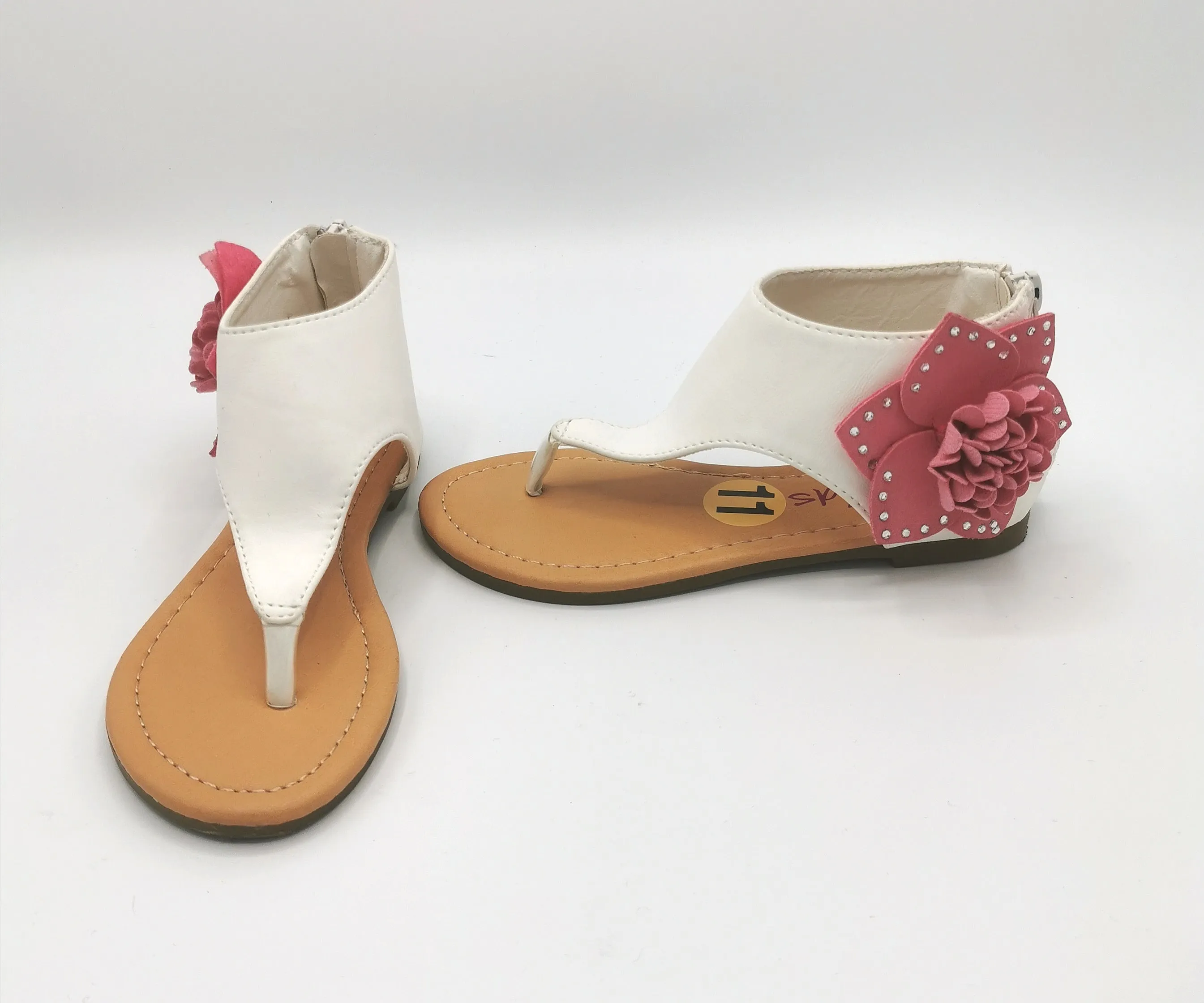GIRL SIZE 11 YOUTH - I 💓 Yokids, Bohemian Floral Sandals EUC B12