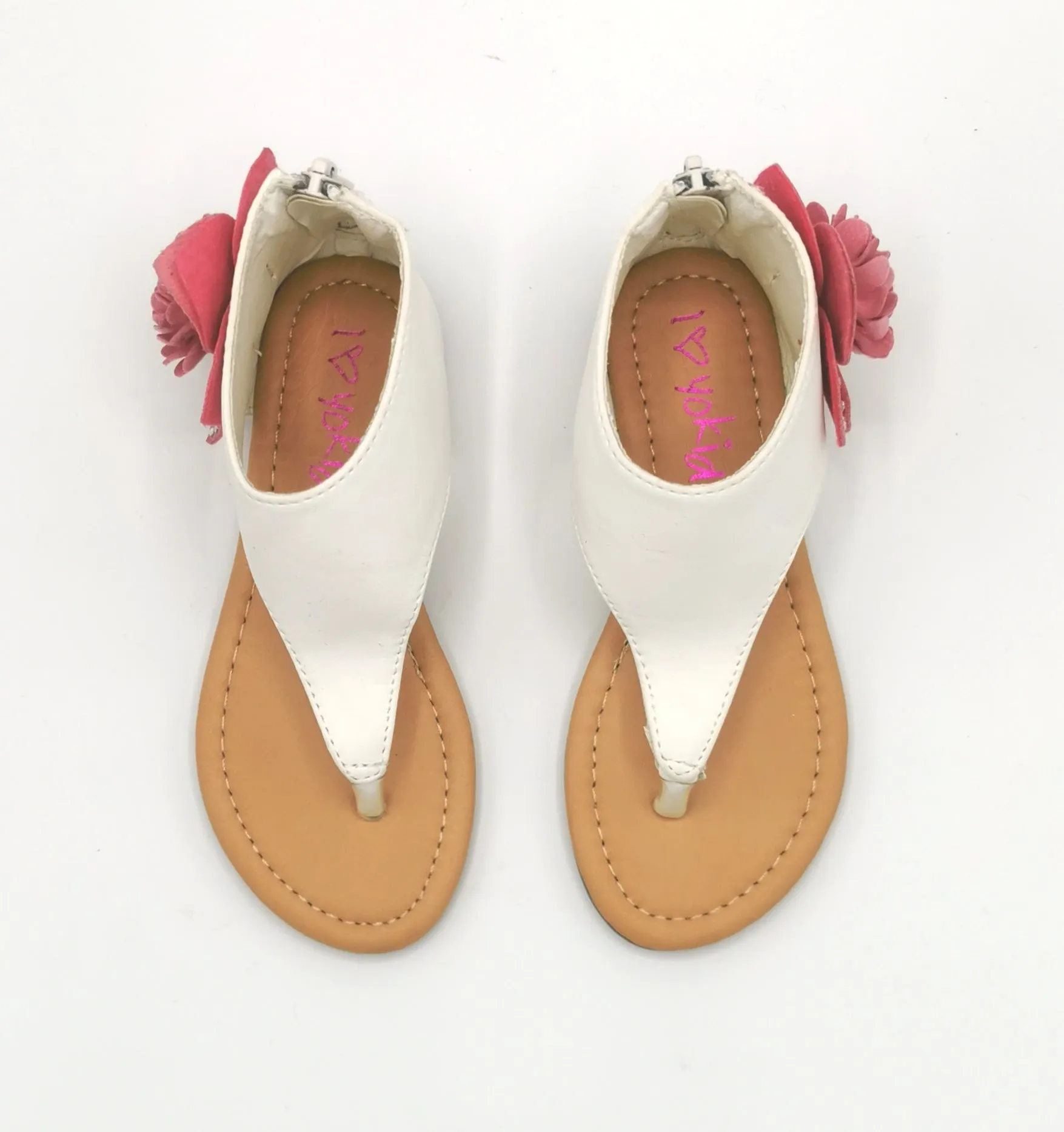 GIRL SIZE 11 YOUTH - I 💓 Yokids, Bohemian Floral Sandals EUC B12