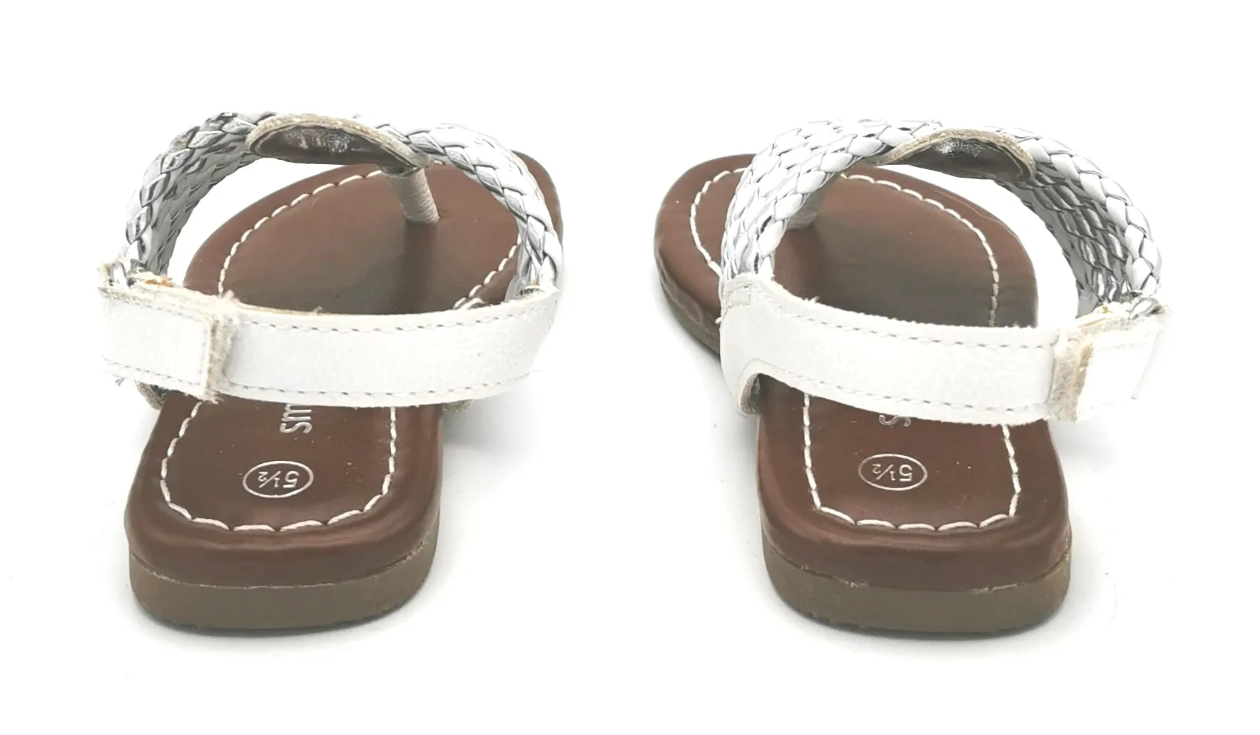 GIRL SIZE 5.5 TODDLER - SMARTFit Bohemian, Strappy Sandals EUC B12