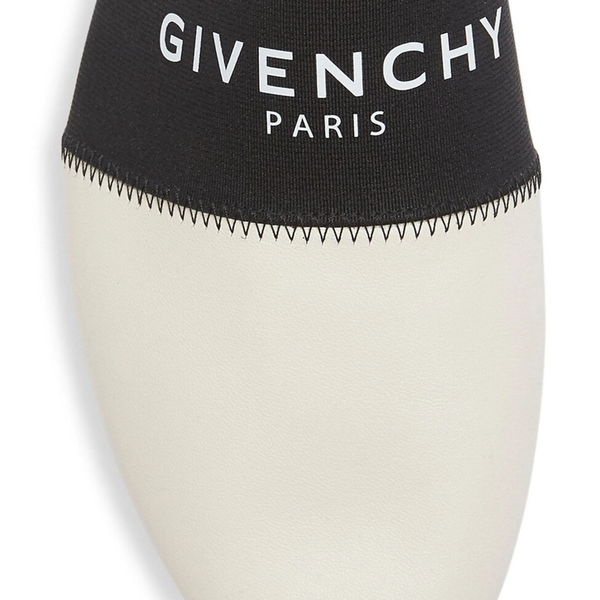 GIVENCHY Beige Bedford Flat Nappa Leather Mules Size 38.5
