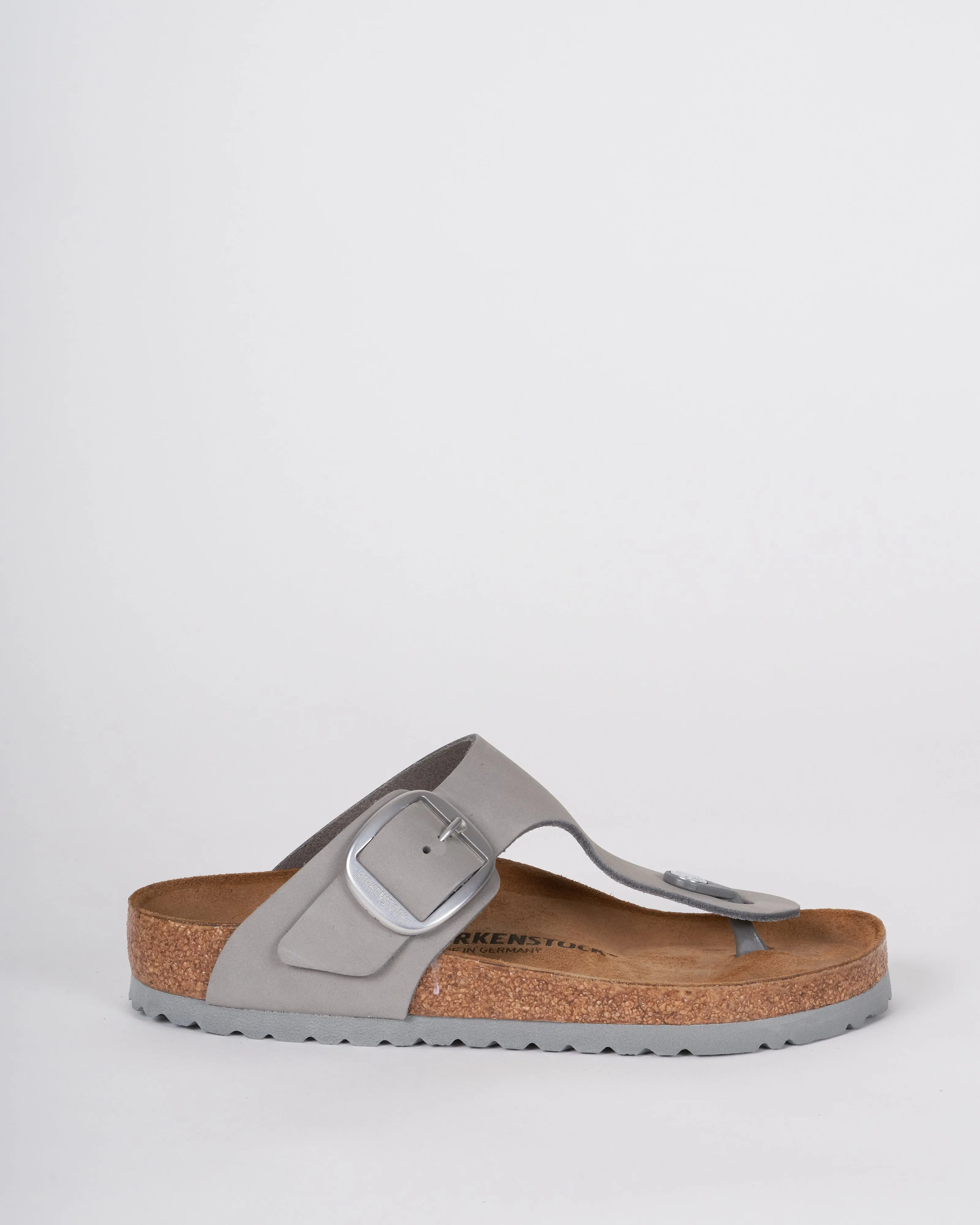 gizeh big buckle - dove grey nubuck