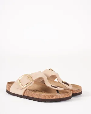 gizeh big buckle sandal - sandcastle nubuck