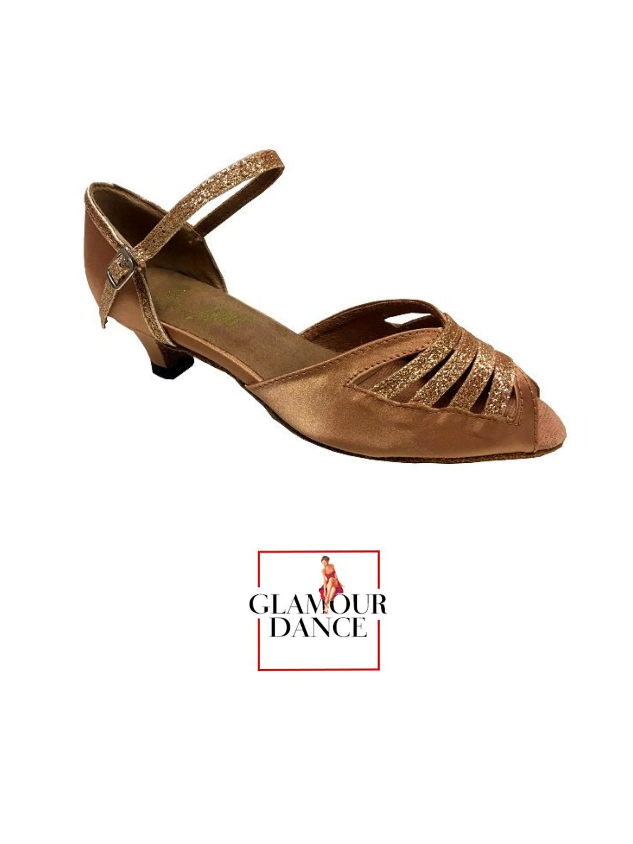 Glamourdance - Patricia Coffee Tan 2.5" Heel