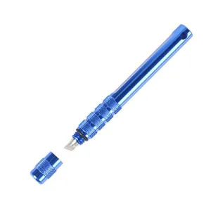 Golf Groove Sharpener with Blade Cutter Fit Iron Sets and Wedge Clubs - SummerHouse - Re-Grooving Cleaning Tool Accessories (Pen-Blue)