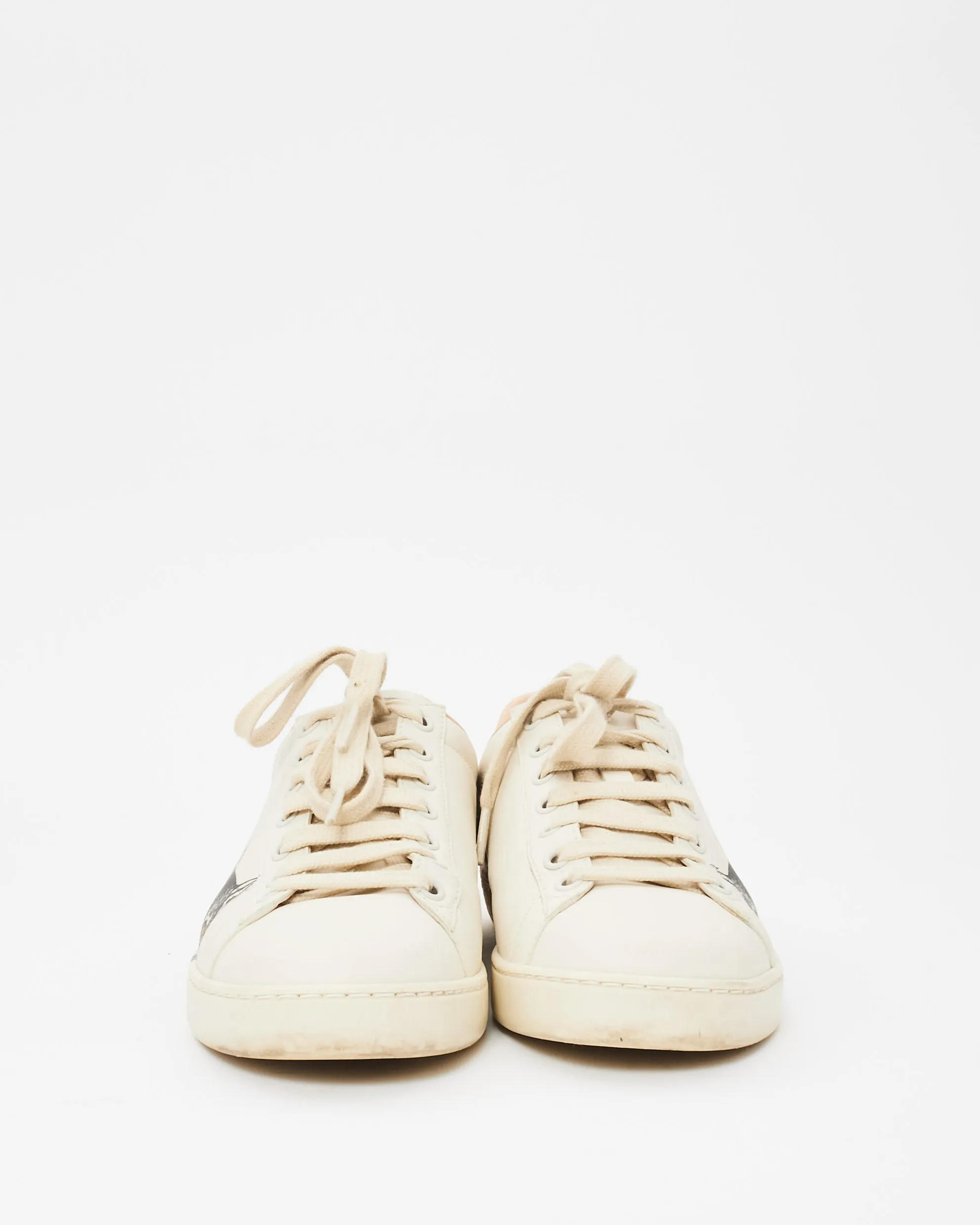 Gucci White Leather Mystic Cat Ace Sneakers - 37