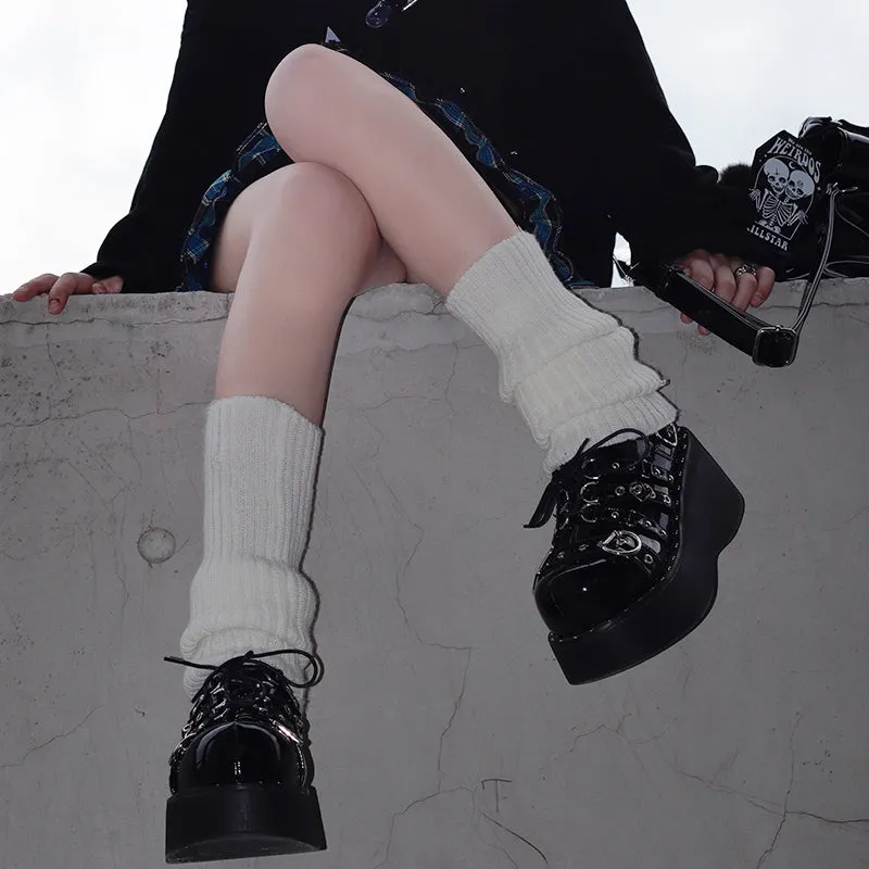 HARAJUKU CUTE BUCKLE GOTHIC SHOES UB2624