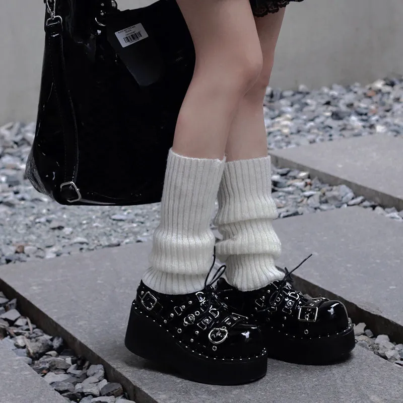 HARAJUKU CUTE BUCKLE GOTHIC SHOES UB2624