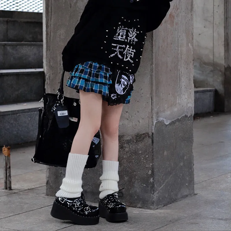 HARAJUKU CUTE BUCKLE GOTHIC SHOES UB2624
