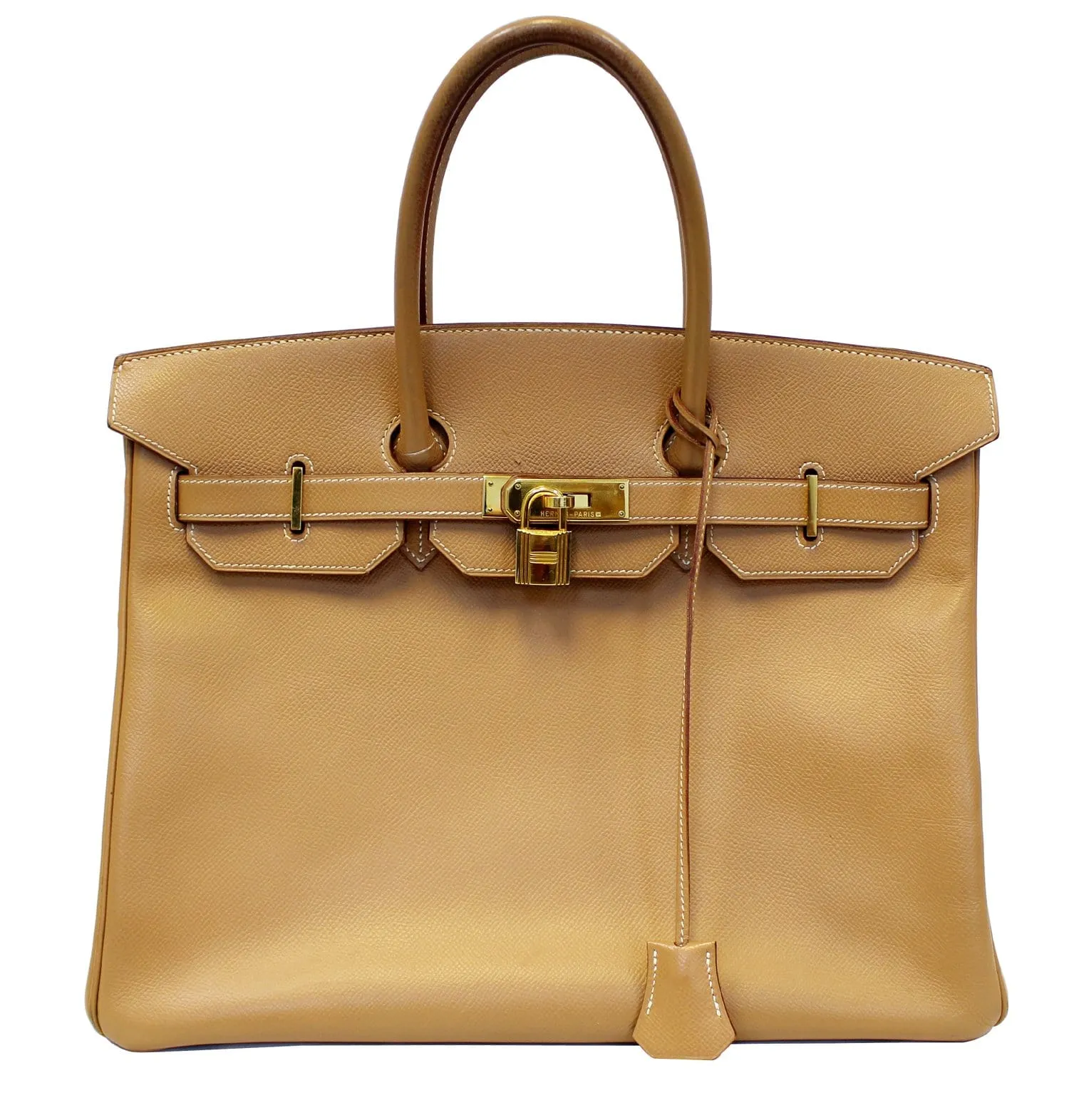 HERMES Birkin 35cm Alezan Epsom Leather Gold Hardware Bag - Final Call