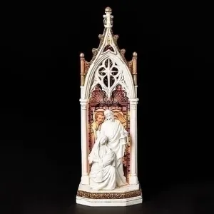 Holy Family Cathedral Arch and LED Mosaic Window Statue (11 3/4")
