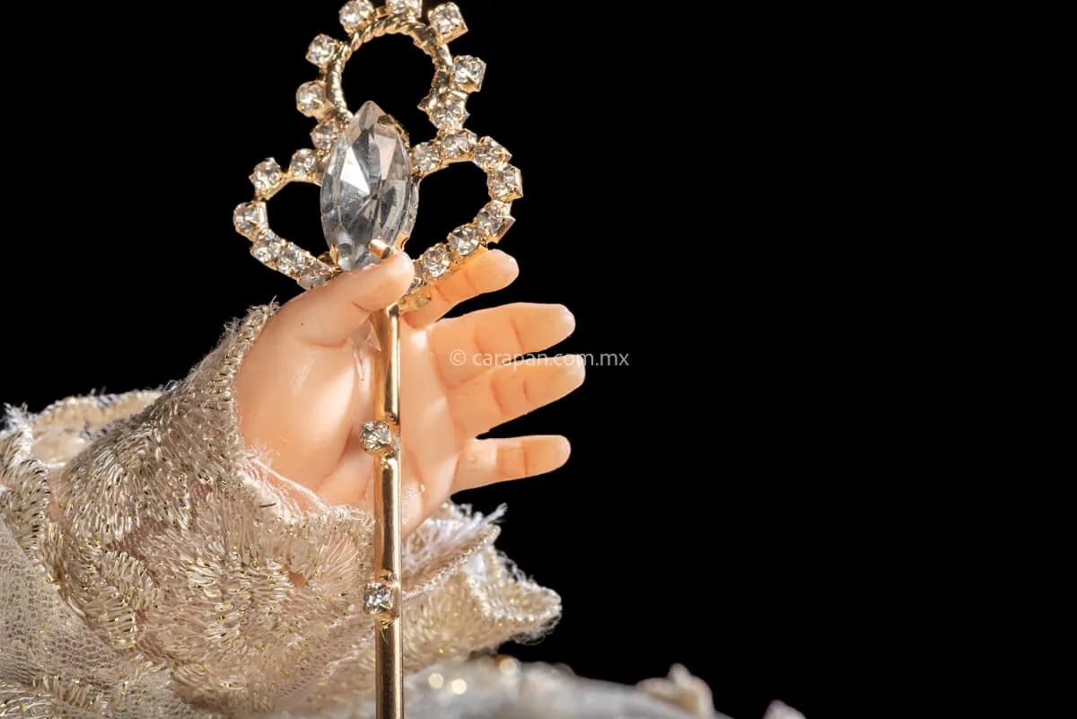 Holy Infant Mary Divina Infantita Wax Sculpture