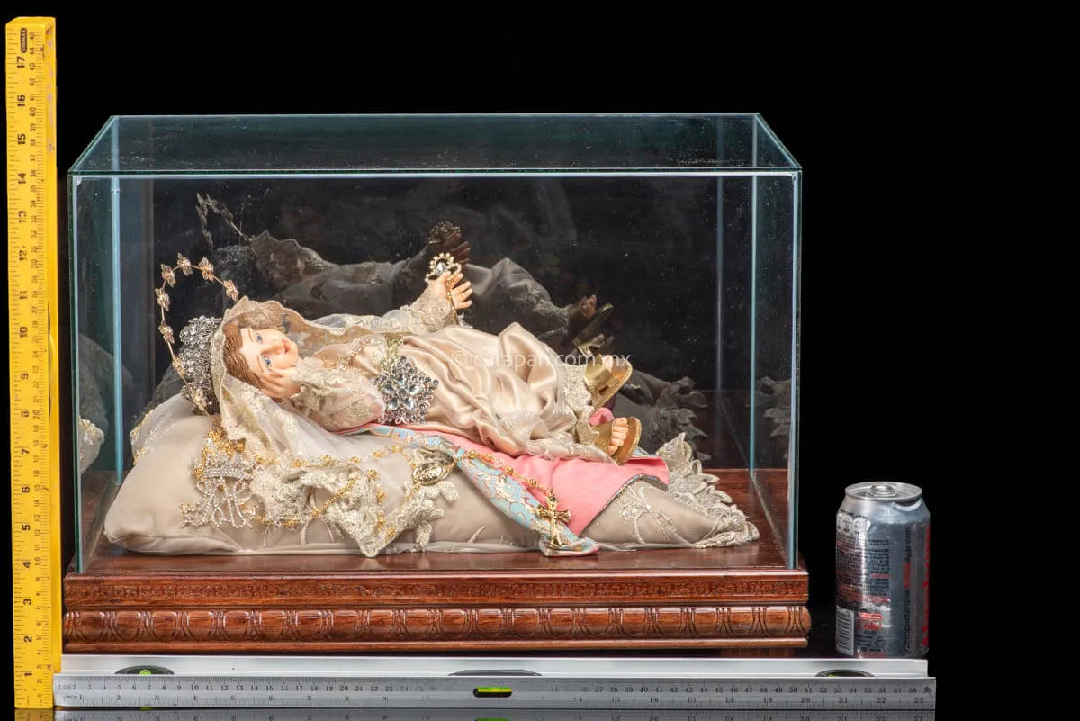 Holy Infant Mary Divina Infantita Wax Sculpture
