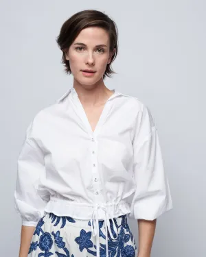 hutton top - white