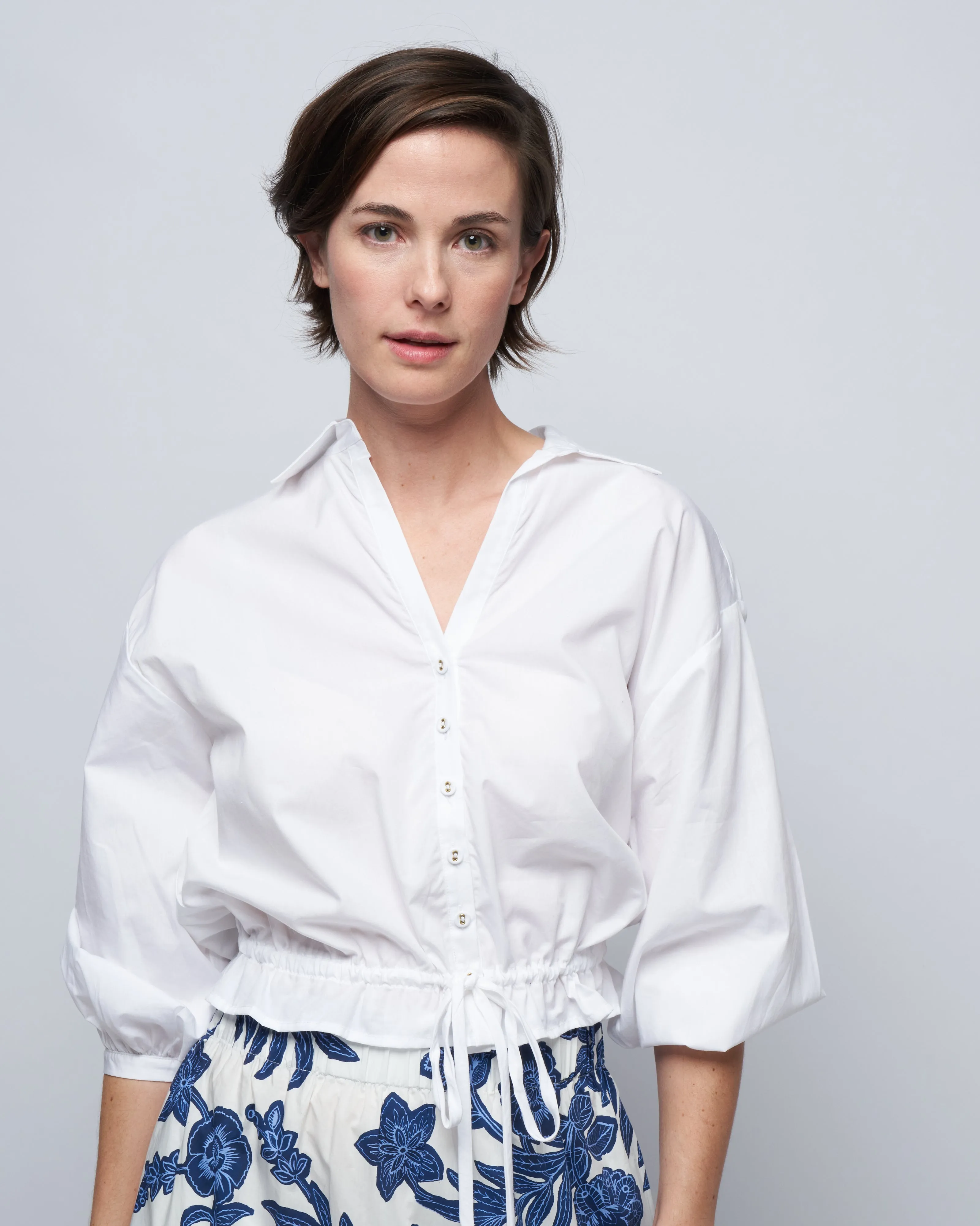 hutton top - white