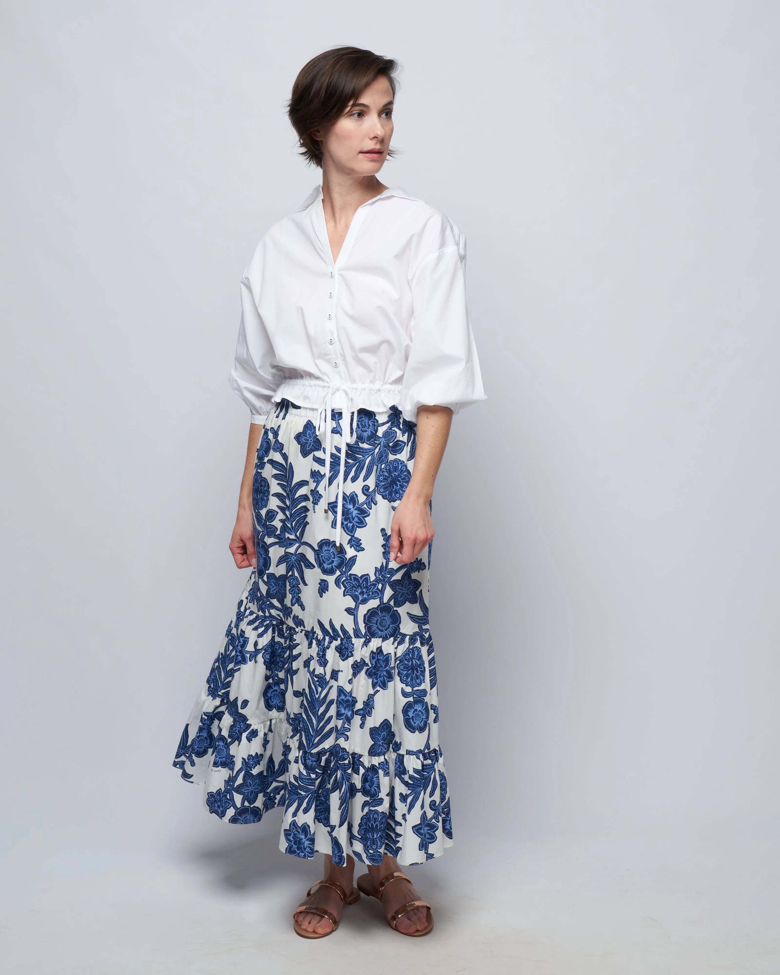 hutton top - white