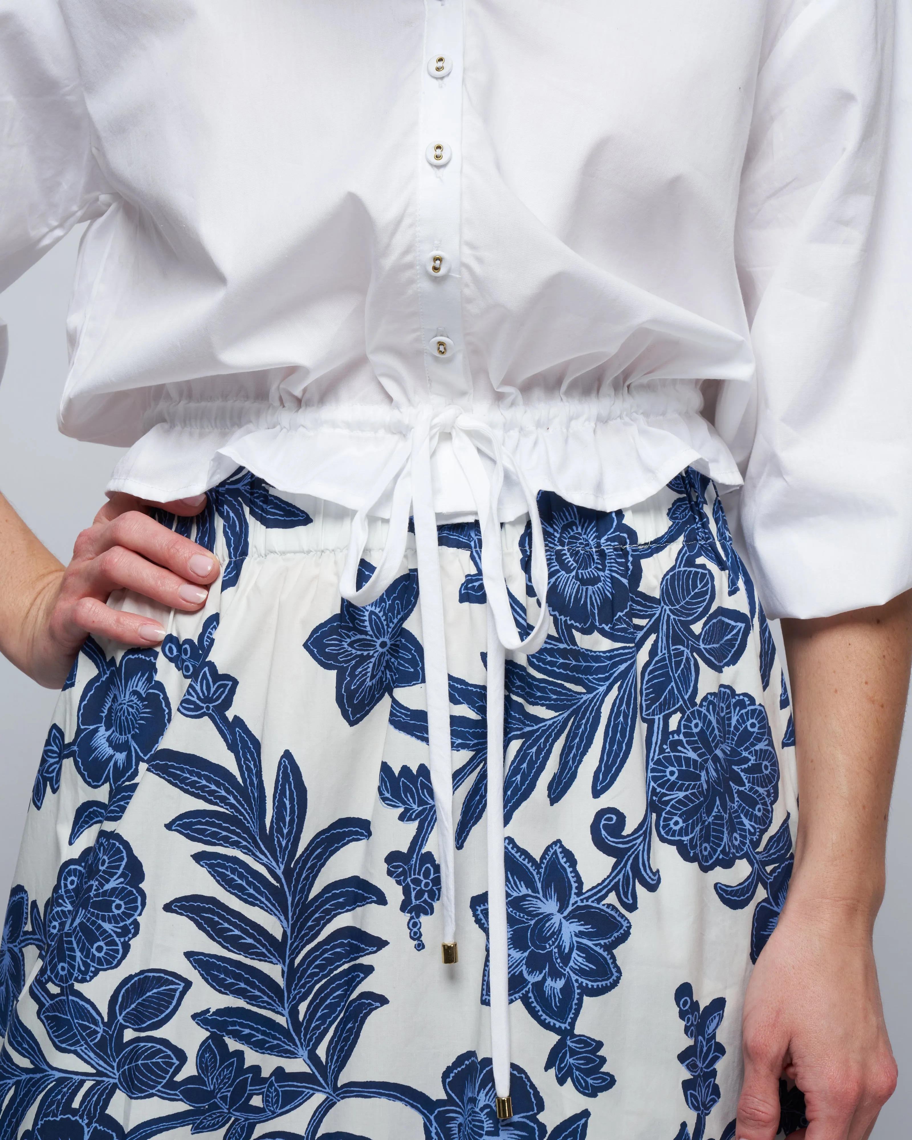 hutton top - white
