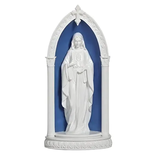 Immaculate Heart in an Arch Statue 8 1/4"
