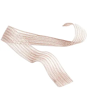 Invisible pointe shoe elastic