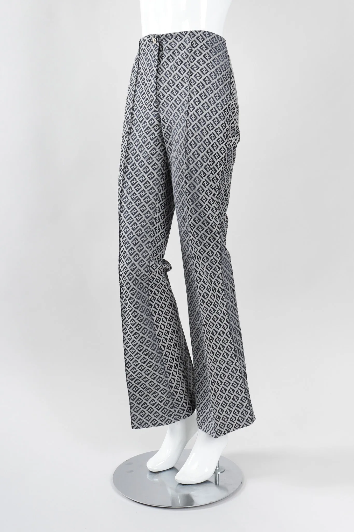 Iridescent Zucca Trouser Flare
