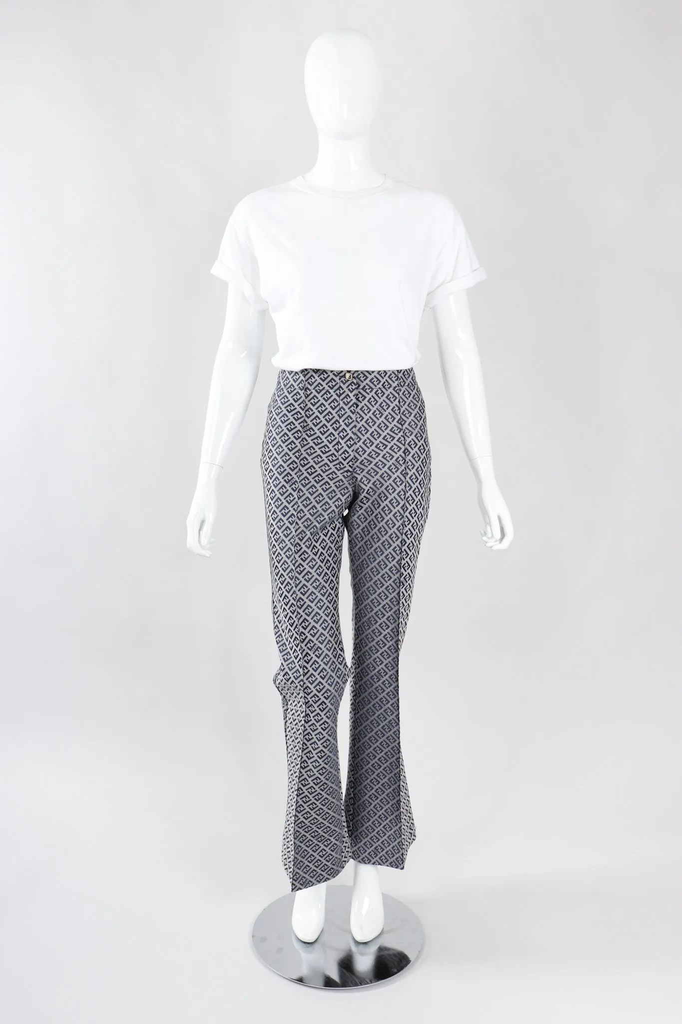 Iridescent Zucca Trouser Flare