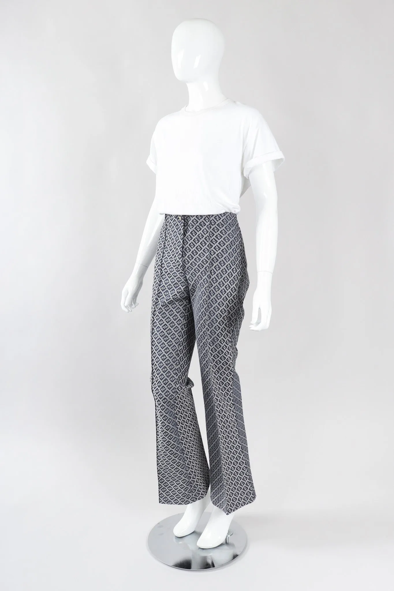 Iridescent Zucca Trouser Flare