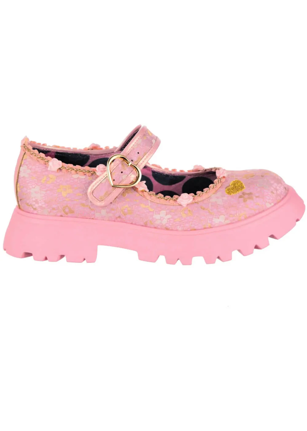 Irregular Choice Sweet Surprise Mary Janes Pink