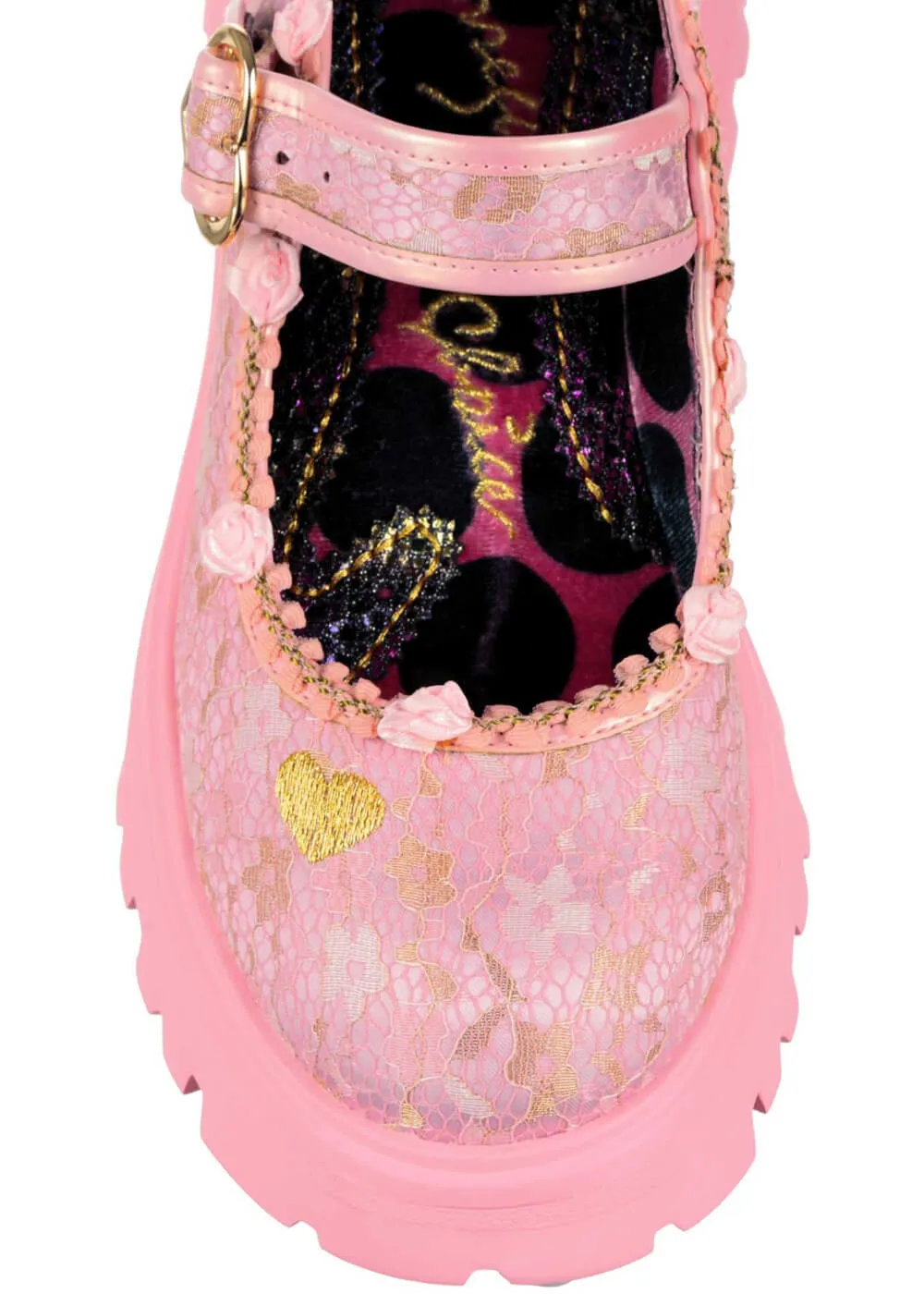 Irregular Choice Sweet Surprise Mary Janes Pink