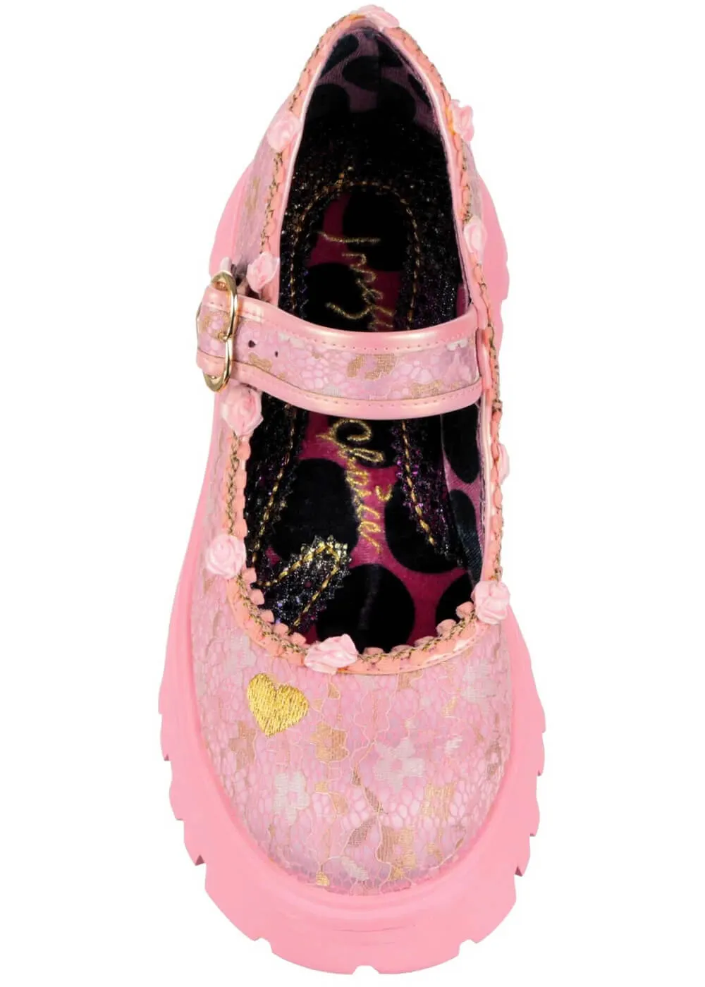 Irregular Choice Sweet Surprise Mary Janes Pink