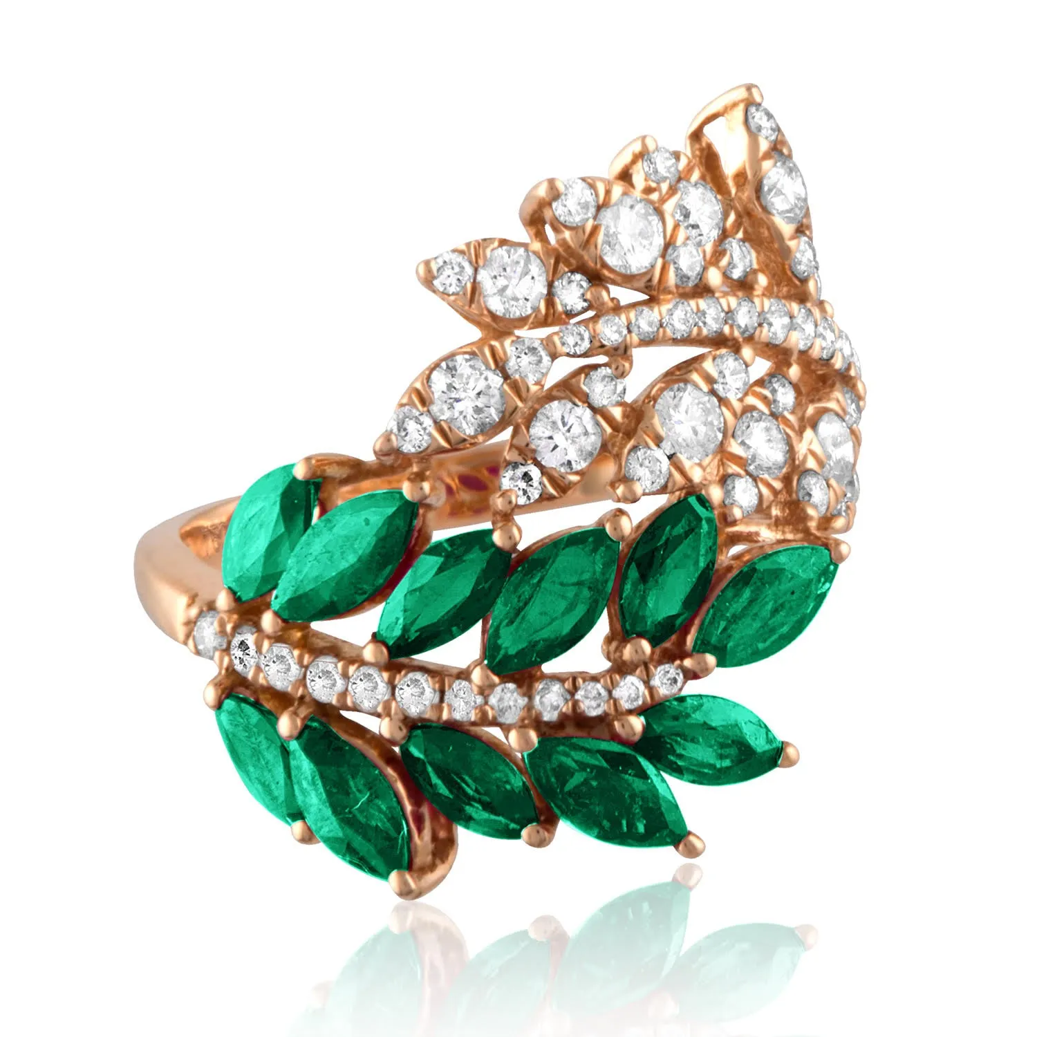 Jane Kaye Double Leaf Ring