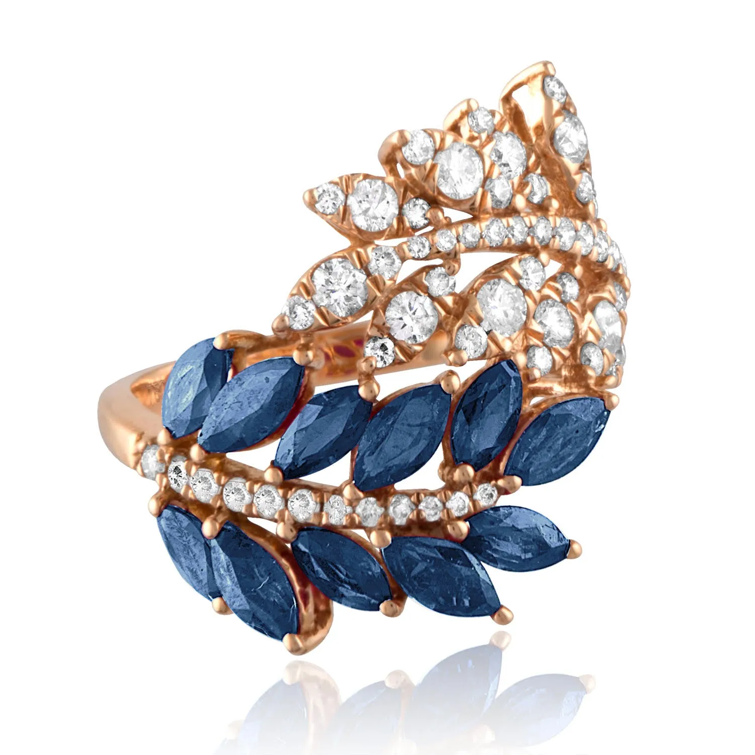 Jane Kaye Double Leaf Ring