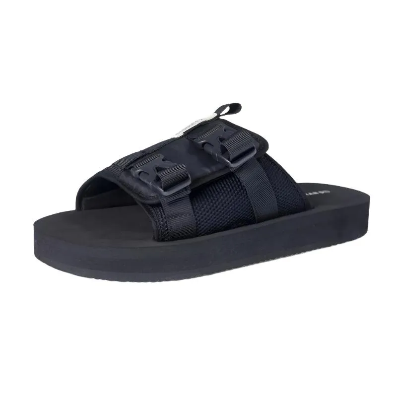 Jonathan D Jack Buckle Sandal - Black