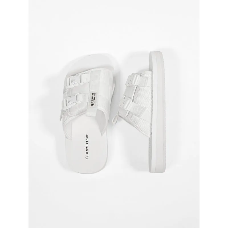 Jonathan D Jack Buckle Sandle - White