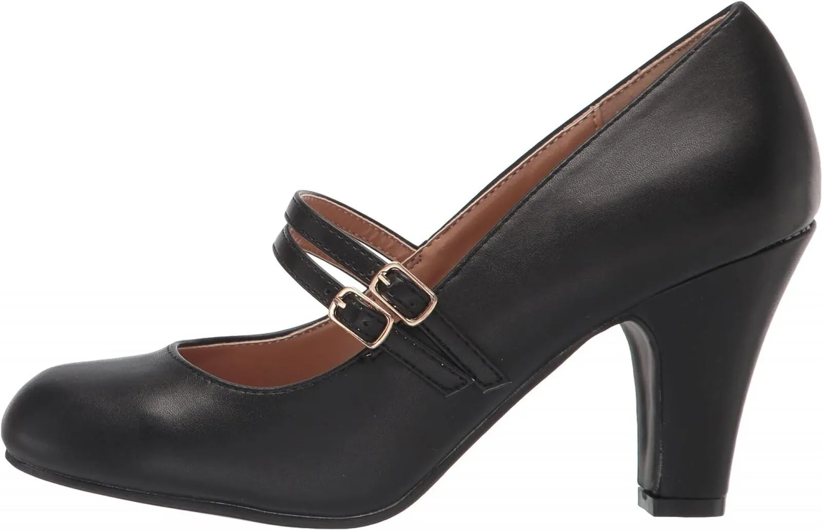 Journee Collection Women's Windy Pump Heels Shoes WINDY-PUMP Black 8.5M